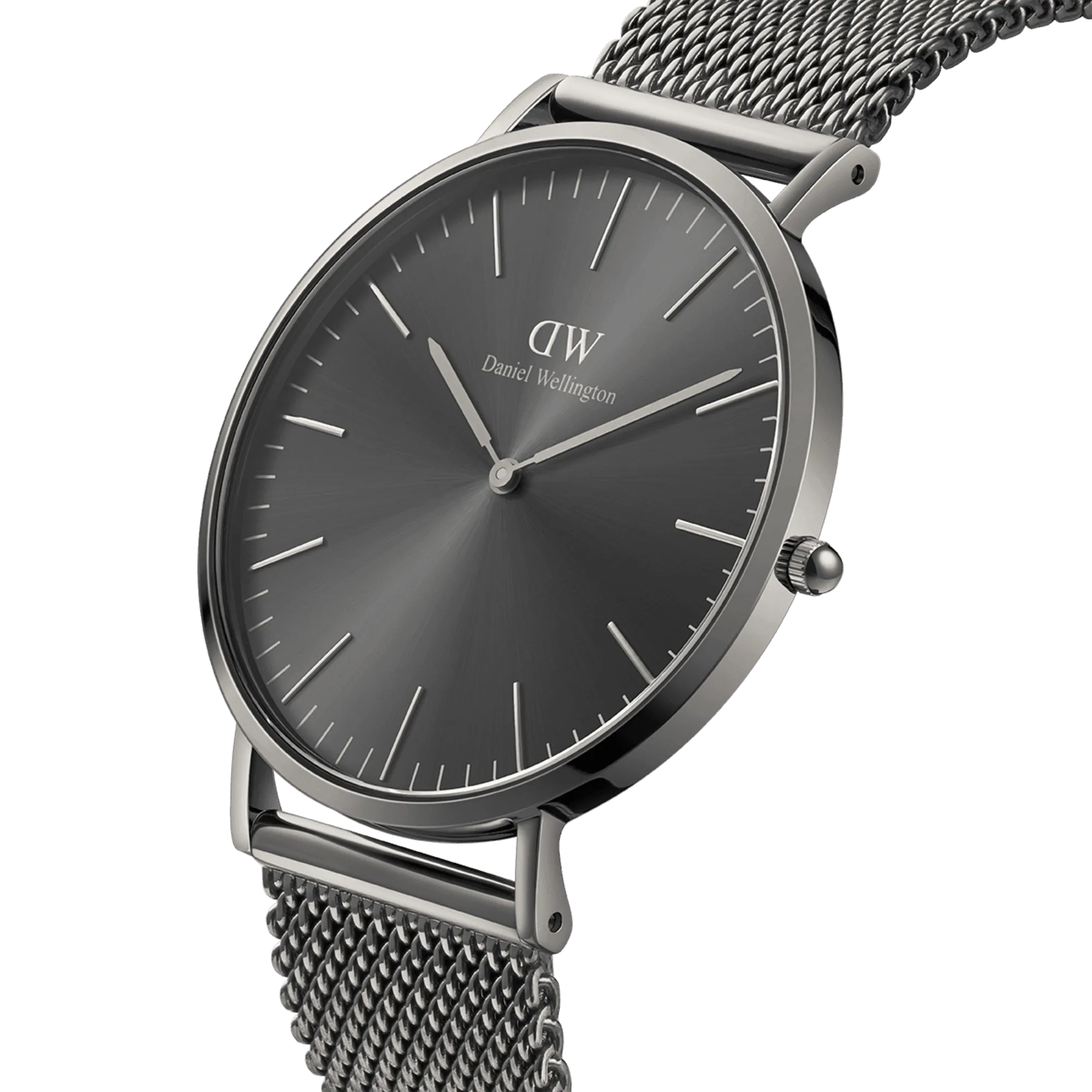 Daniel Wellington Classic 40 Anthracite Grey Sunray Watch