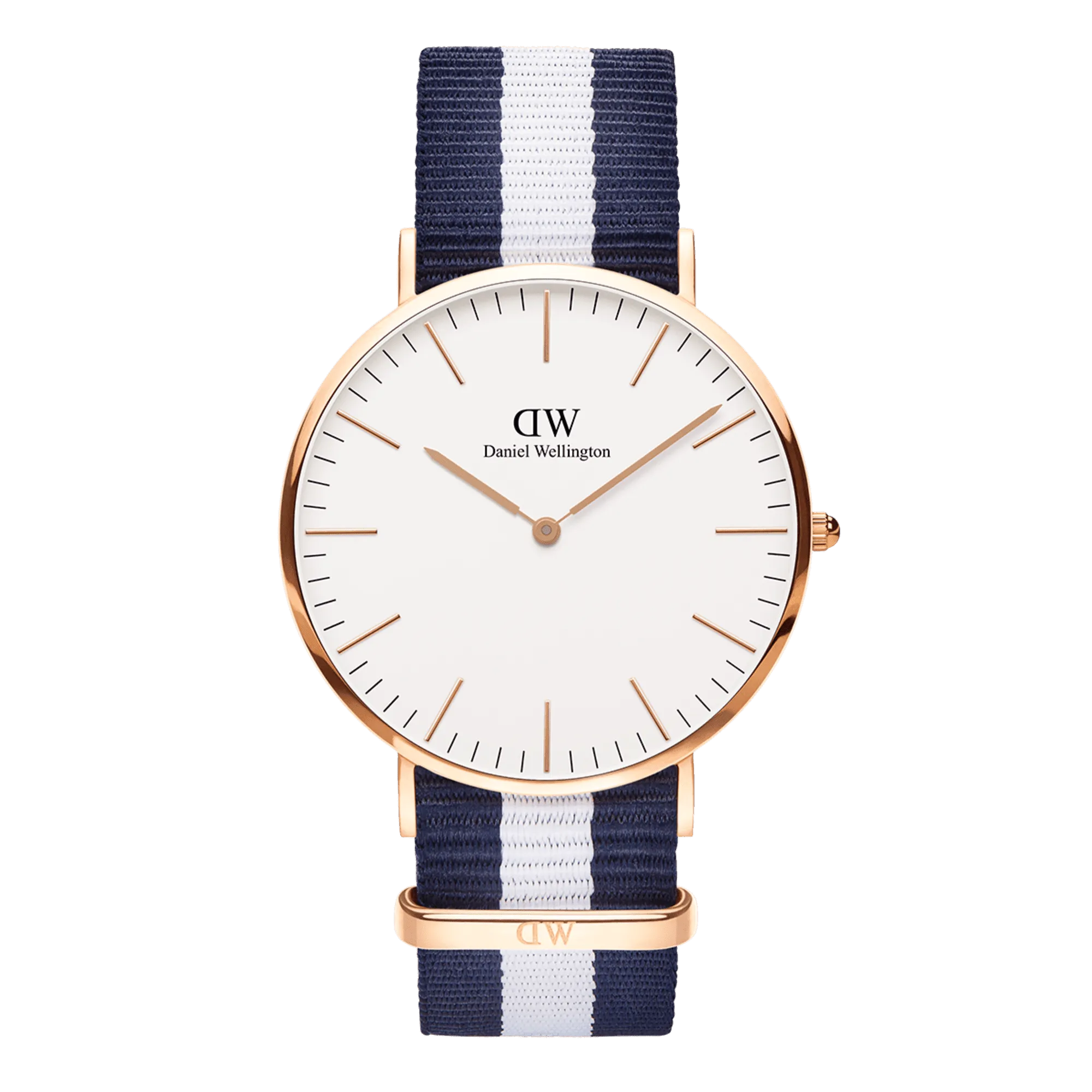 Daniel Wellington Classic 40 Glasgow Rose Gold & White Watch