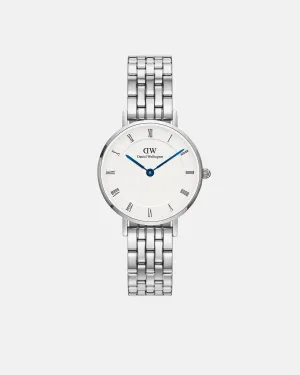 Daniel Wellington Petite Roman Numerals 28 5-Link S White Watch