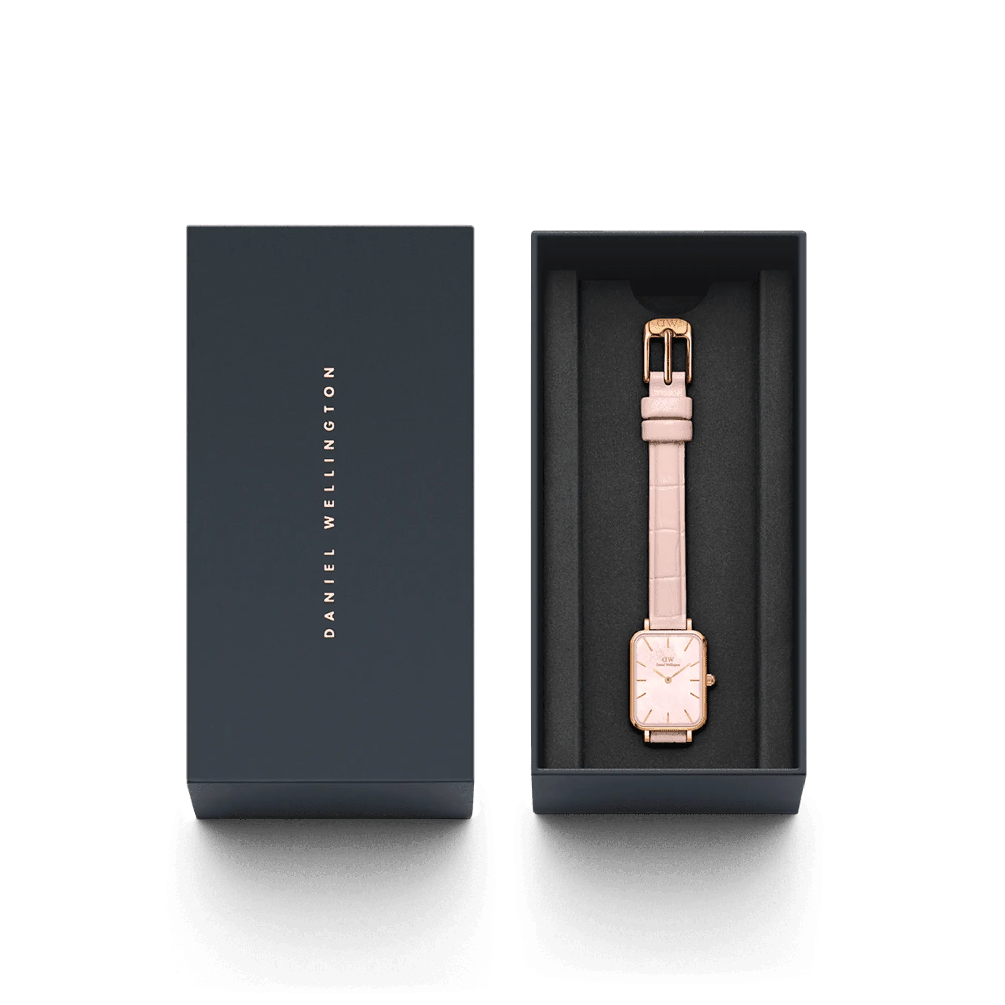 Daniel Wellington Quadro 20X26 Rouge Rose Gold Mother of Pearl Watch