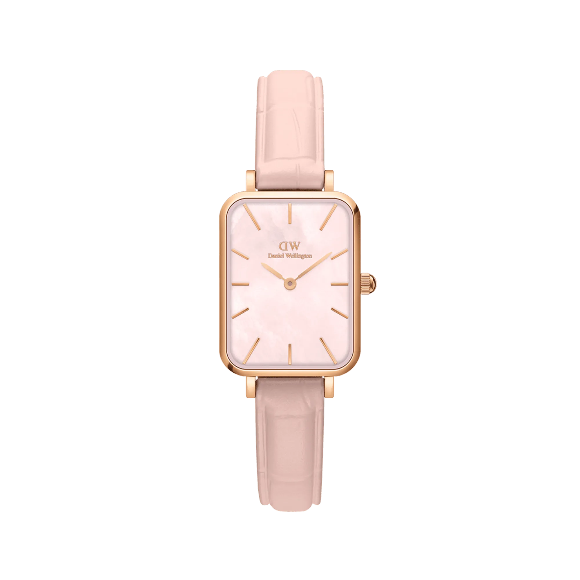 Daniel Wellington Quadro 20X26 Rouge Rose Gold Mother of Pearl Watch