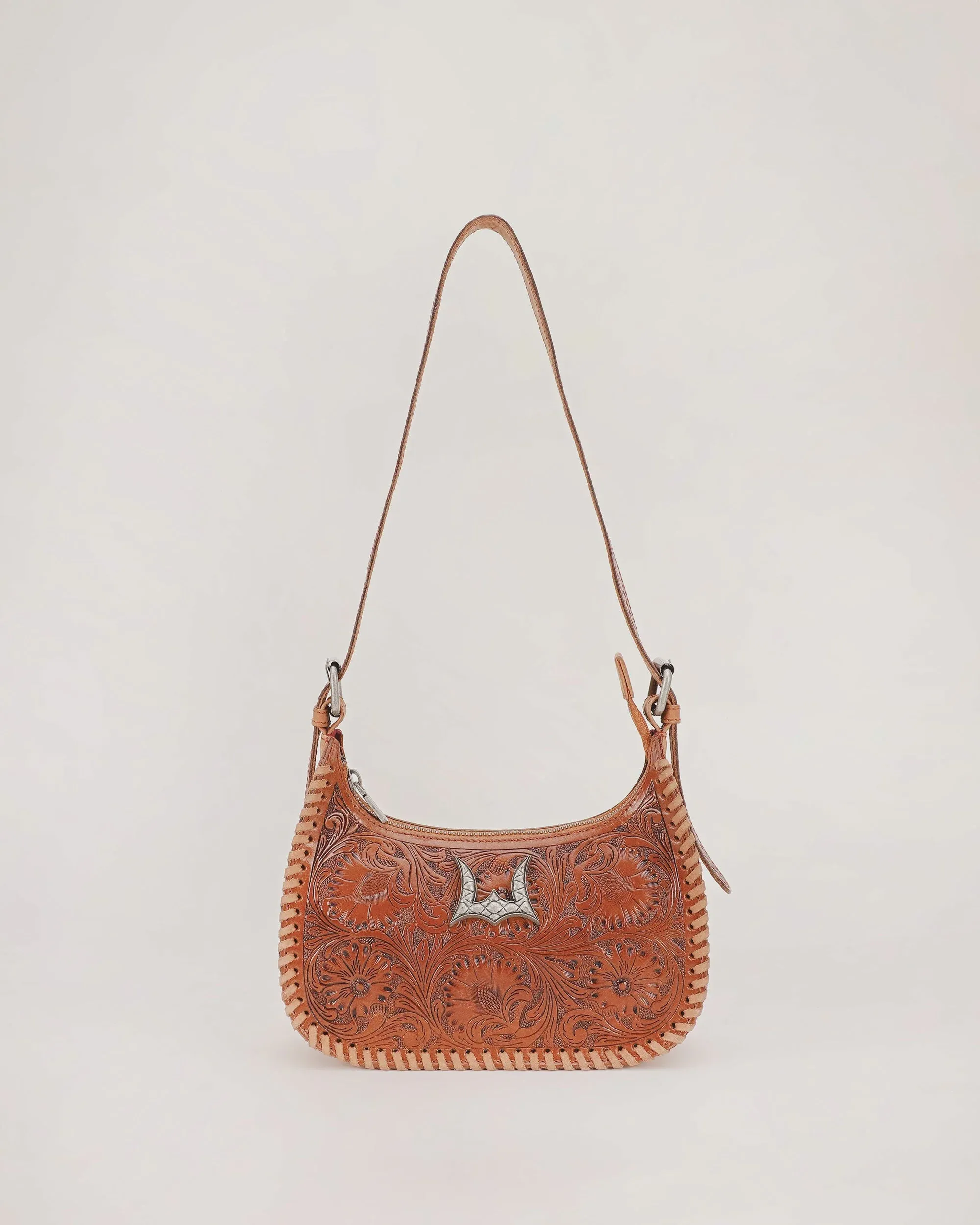 Dannia Medium Purse - Brown Leather