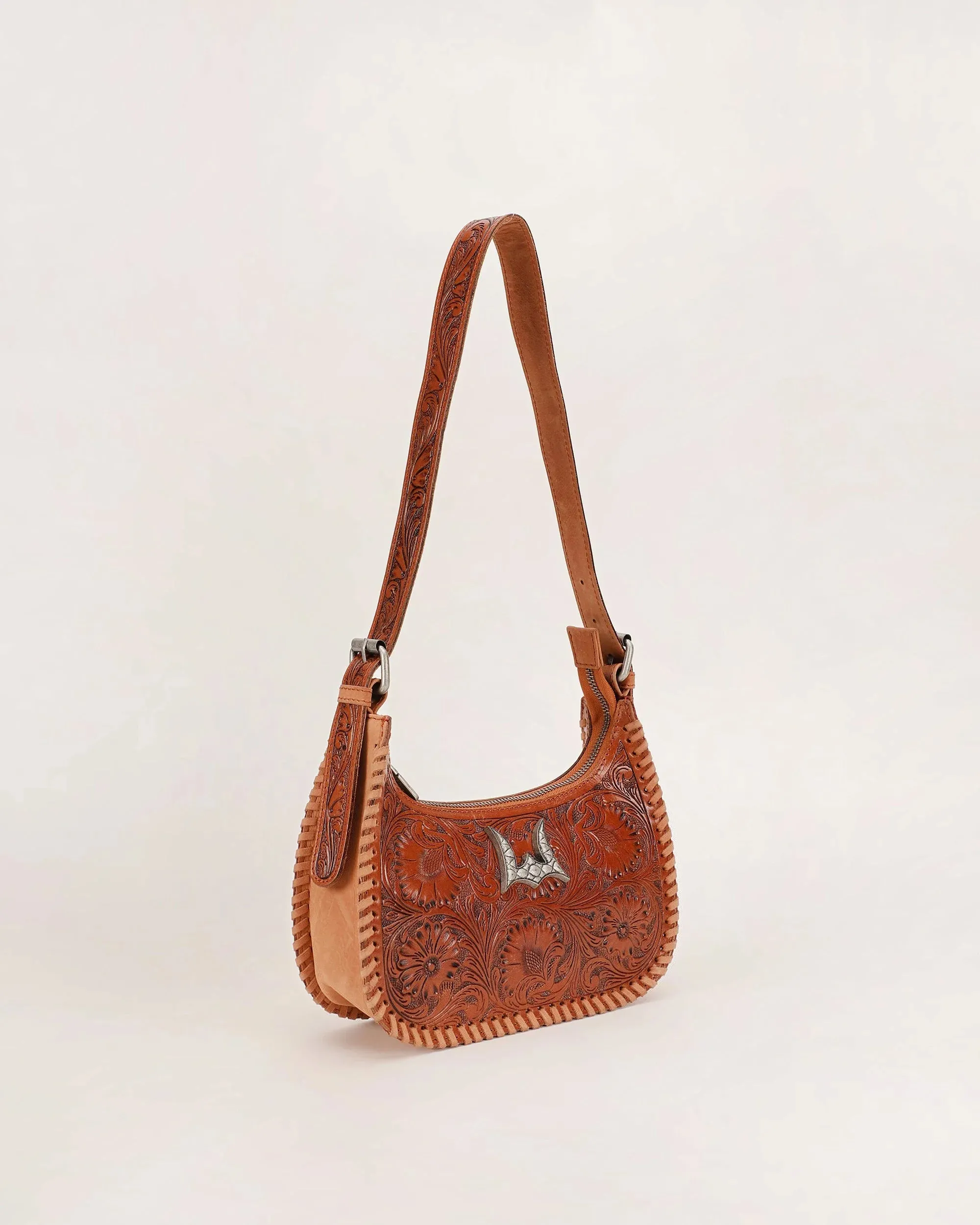 Dannia Medium Purse - Brown Leather