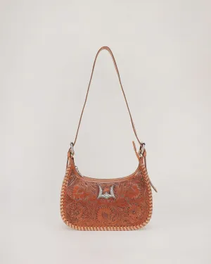Dannia Medium Purse - Brown Leather