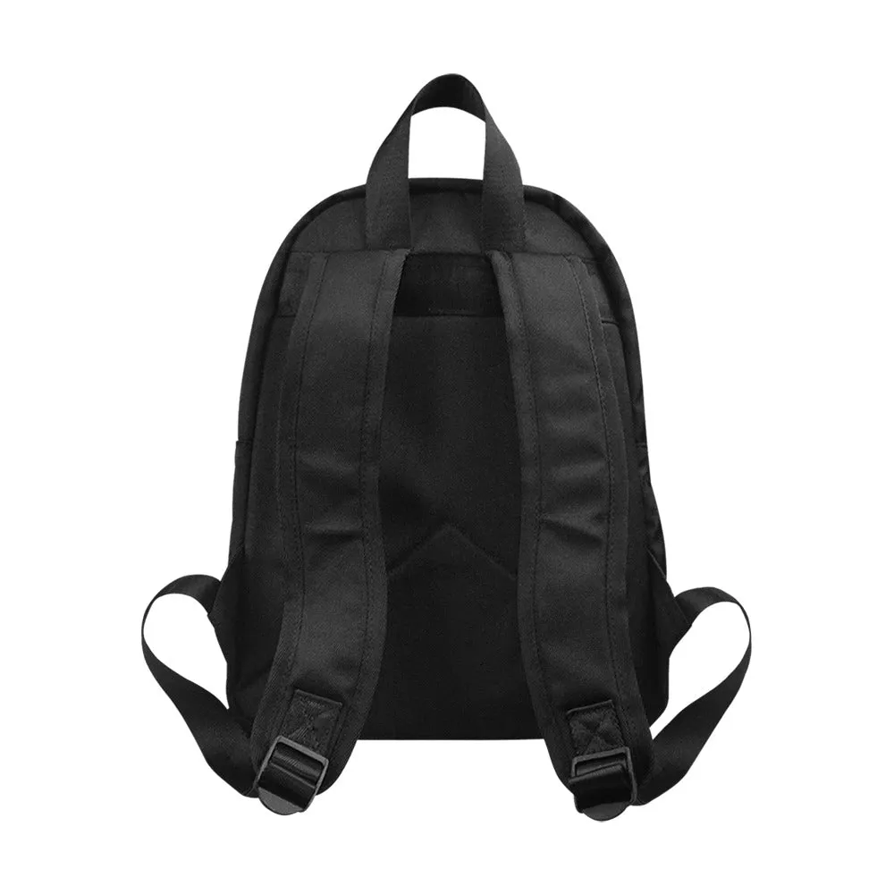 Death Row Records Pink Logo Canvas Backpack