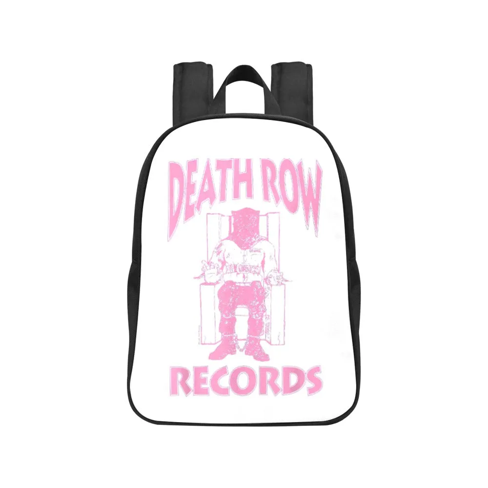 Death Row Records Pink Logo Canvas Backpack