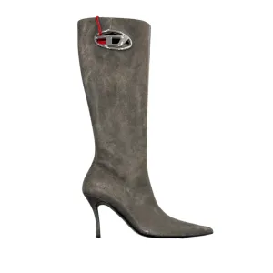 Diesel Brown D-Venus Tall Boots, 39 (NWT)