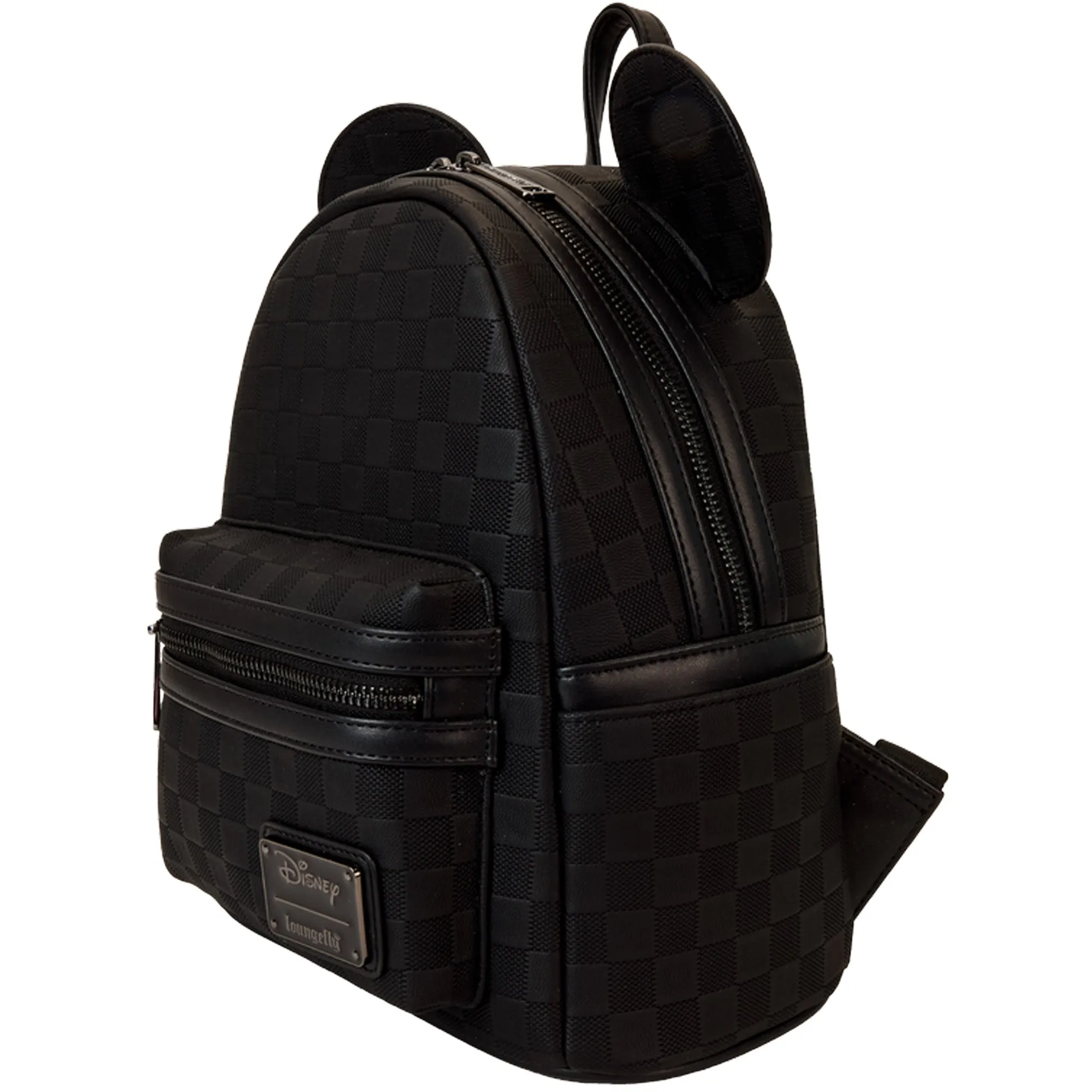 Disney Loungefly Mickey Mouse Checkered Texture Mini Backpack