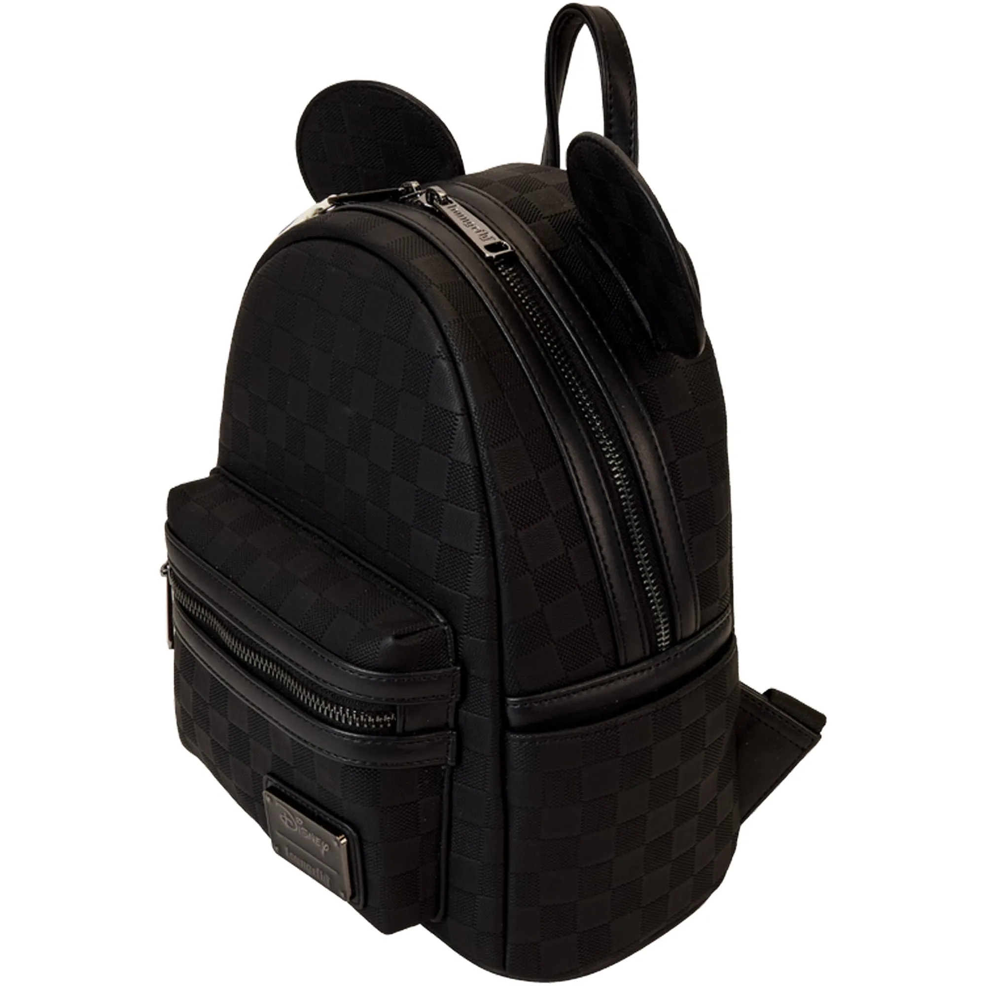 Disney Loungefly Mickey Mouse Checkered Texture Mini Backpack