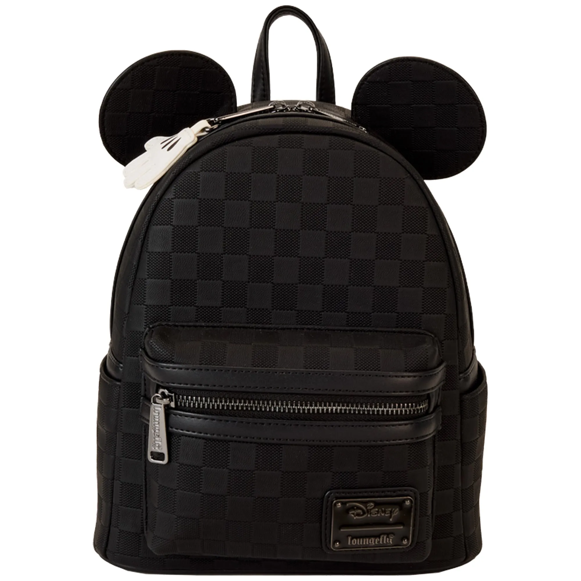 Disney Loungefly Mickey Mouse Checkered Texture Mini Backpack