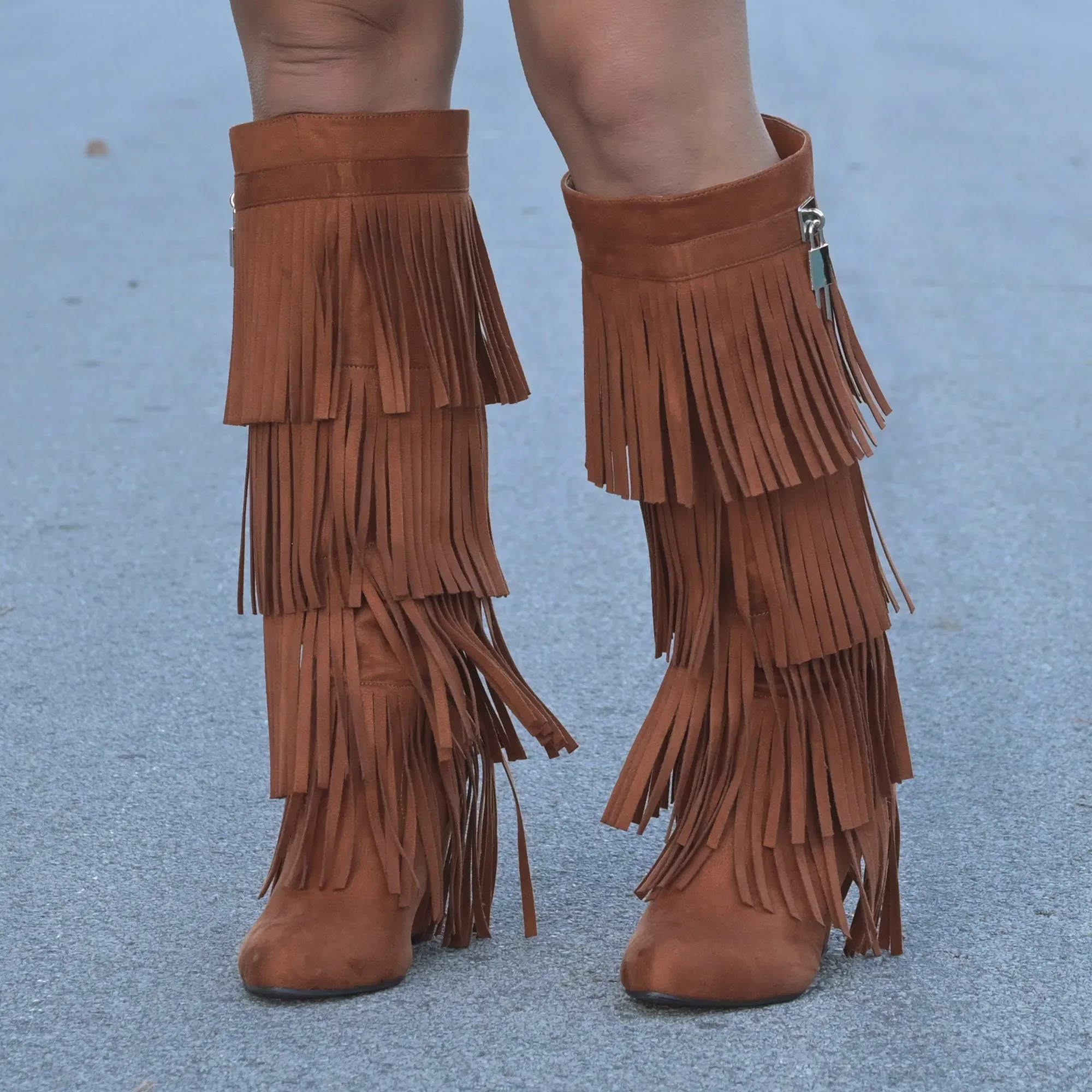 Dixie Fringe Boots