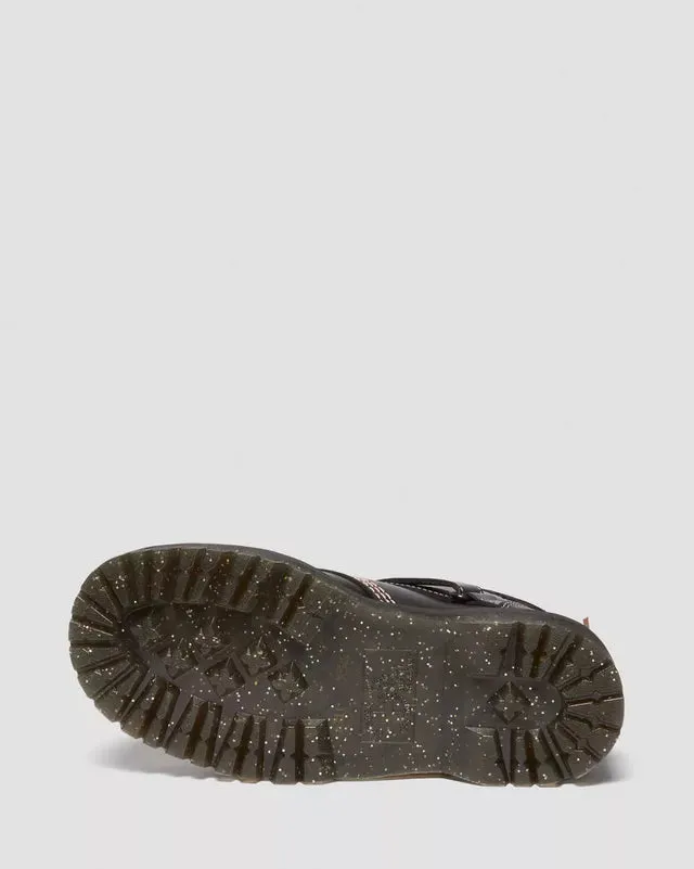 Dr Martens Caitie Leather Buckle Platform Boots