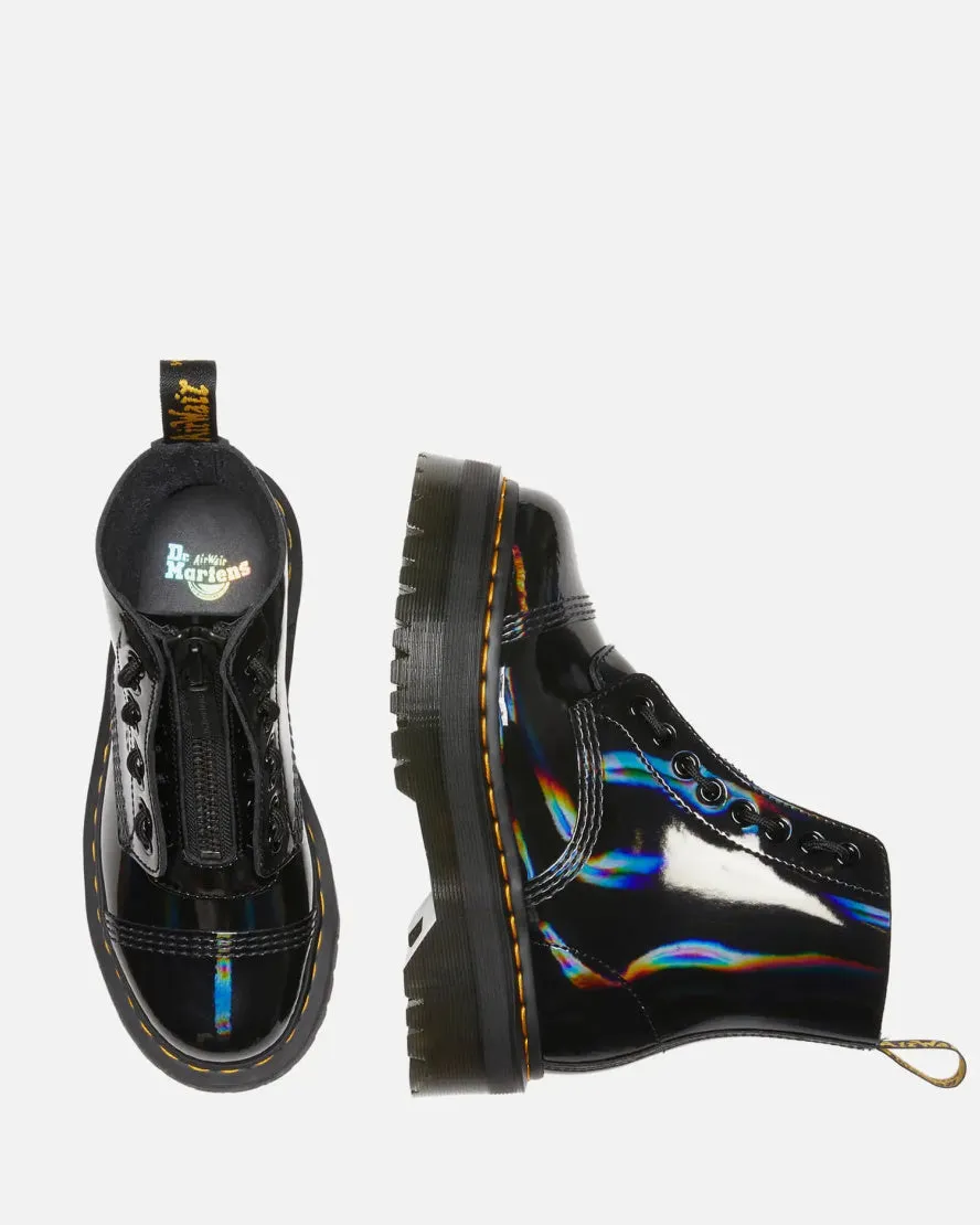 Dr Martens Sinclair Black Rainbow Boots