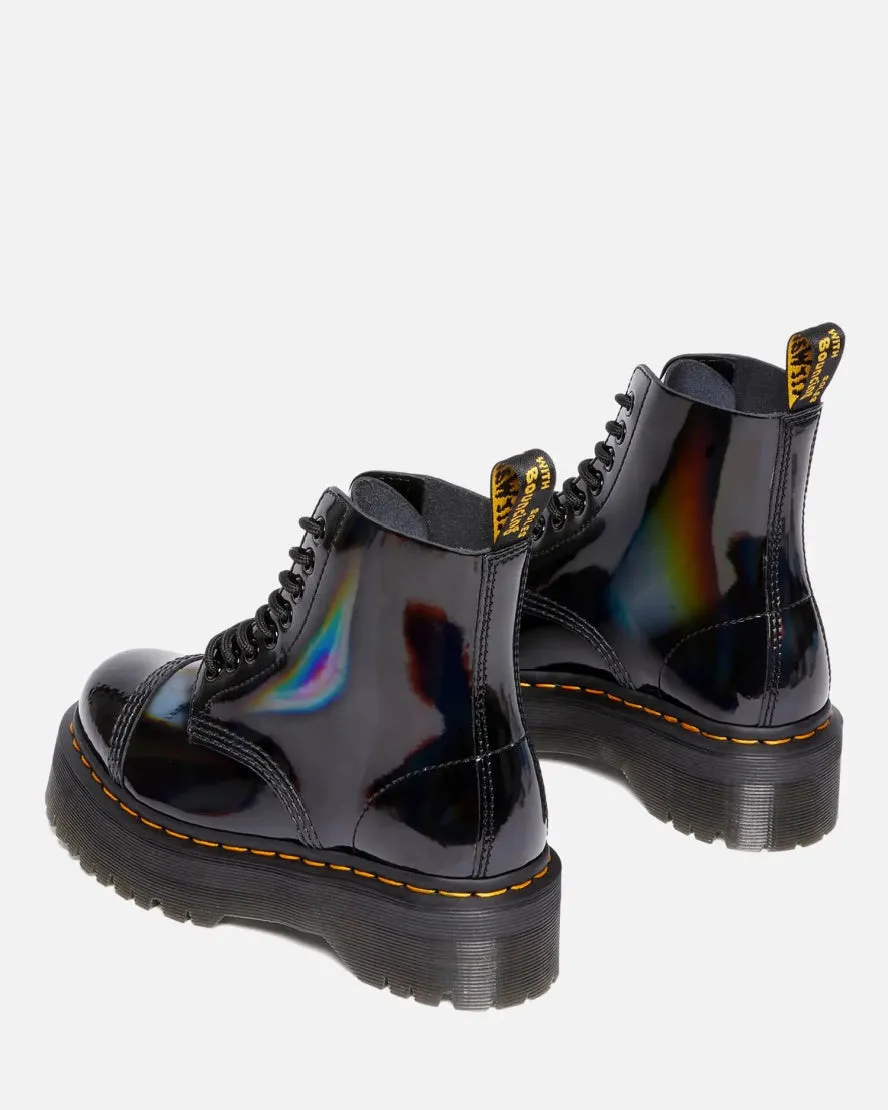 Dr Martens Sinclair Black Rainbow Boots