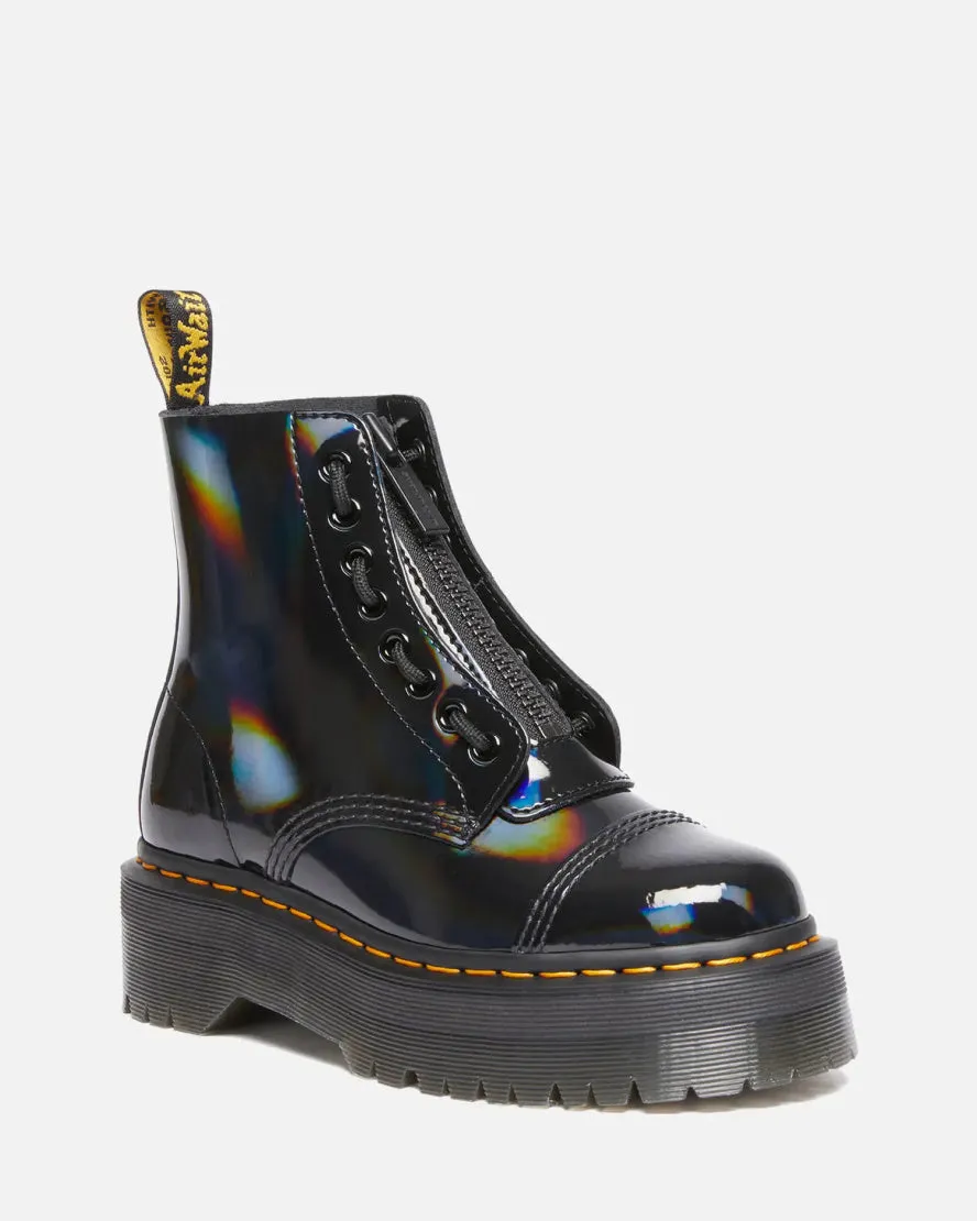 Dr Martens Sinclair Black Rainbow Boots
