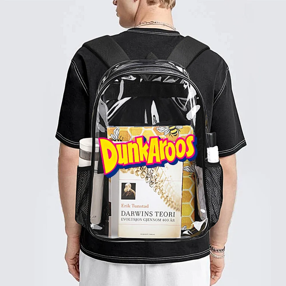 DunkAroos Logo Transparent Backpack 17 Inch