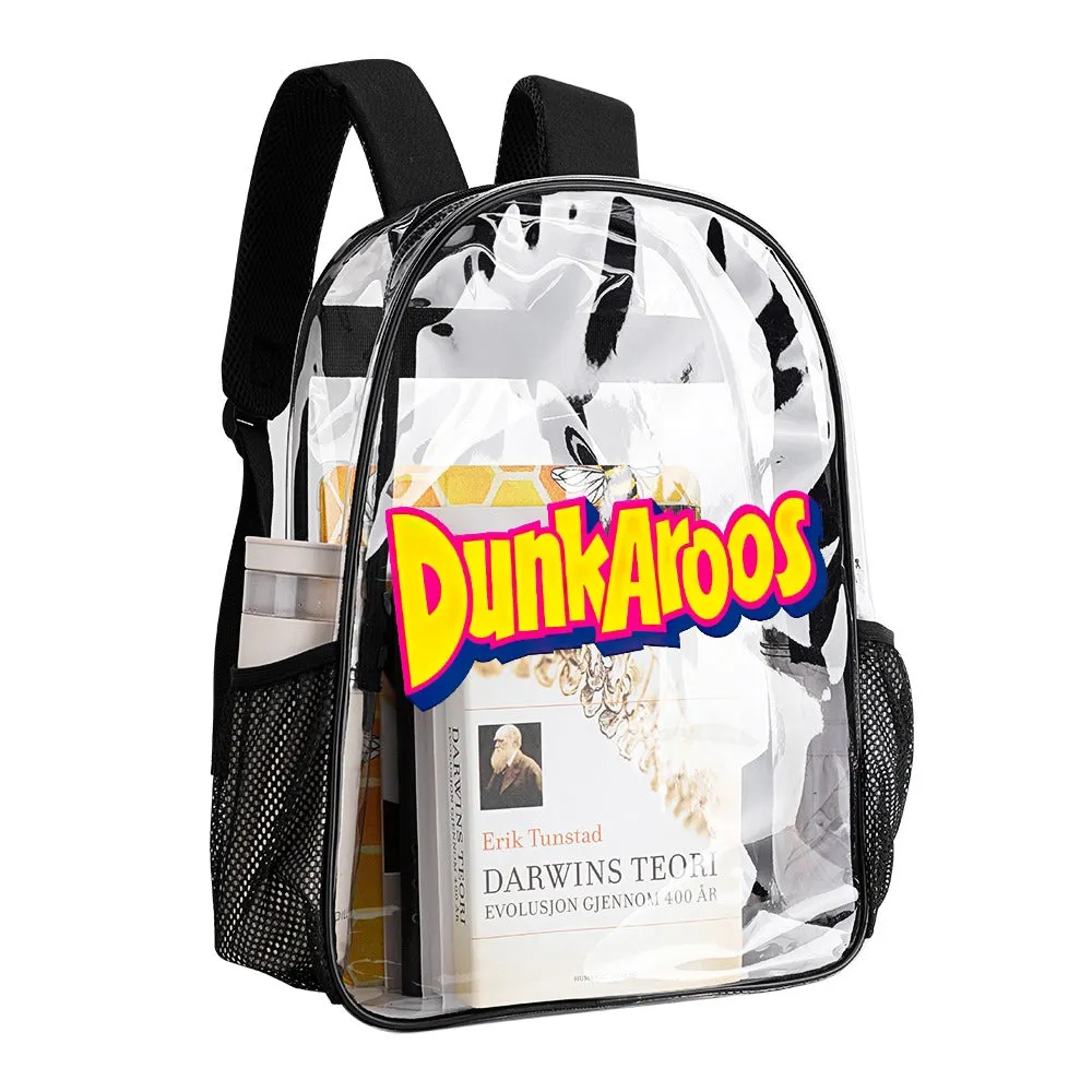 DunkAroos Logo Transparent Backpack 17 Inch
