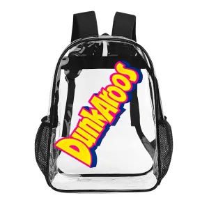 DunkAroos Logo Transparent Backpack 17 Inch