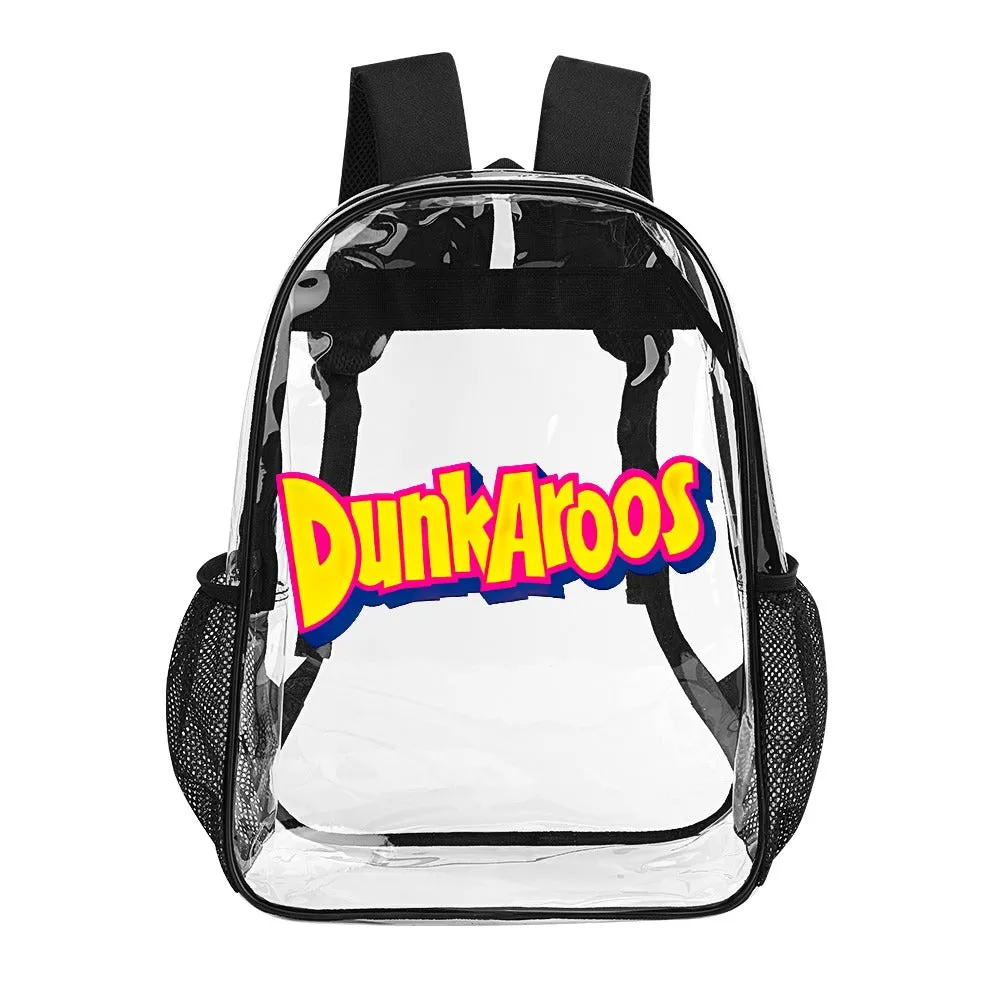 DunkAroos Logo Transparent Backpack 17 Inch