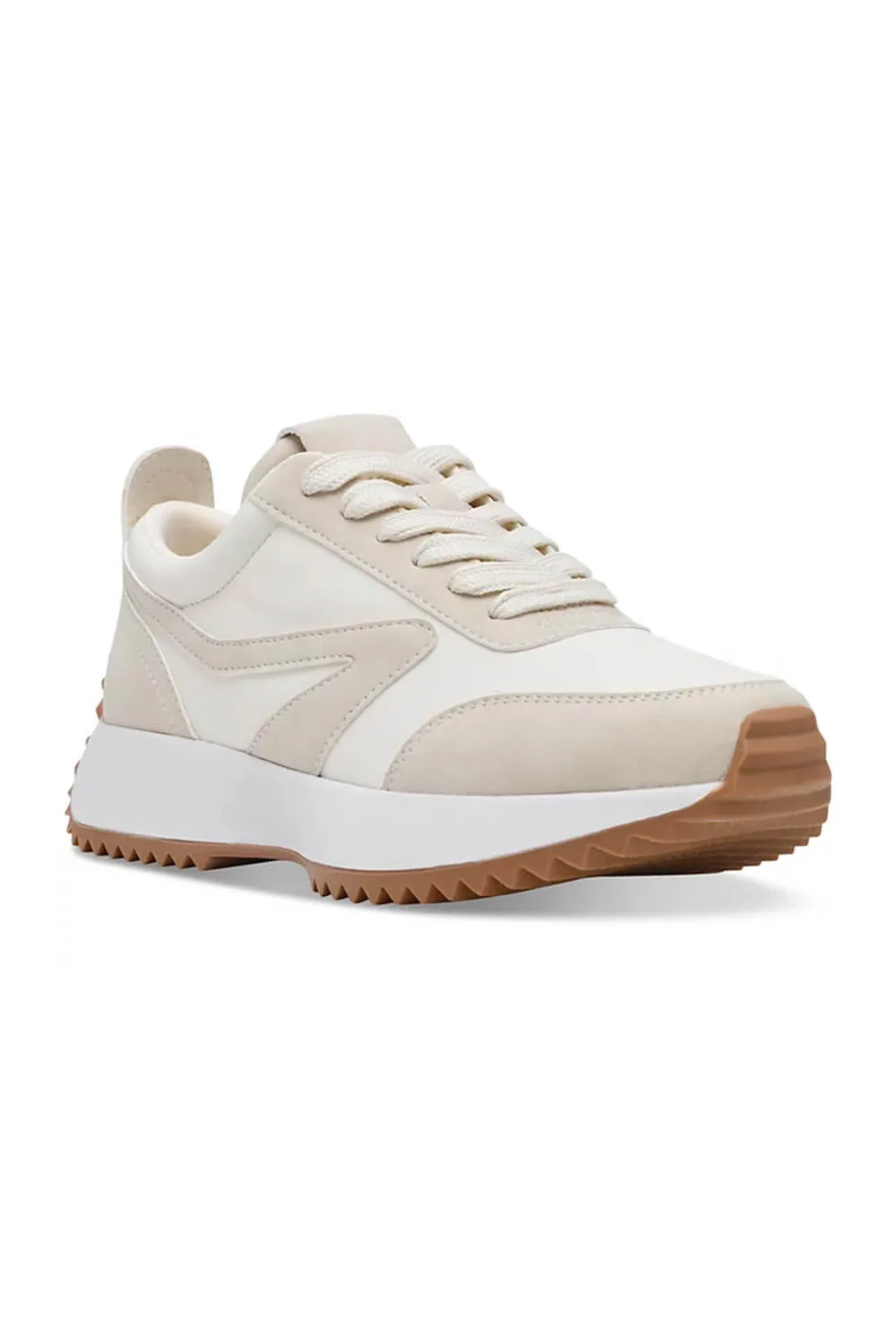 DV Dolce Bynx Lace Up Sneakers for Women in Blush Multi | BYNX-BLUSH MULTI