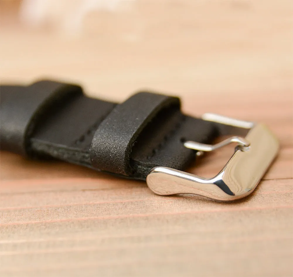 Engraved Minimalist Groomsmen Watches Leather Band