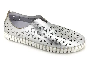 Eric Michael Inez Sneakers- Silver