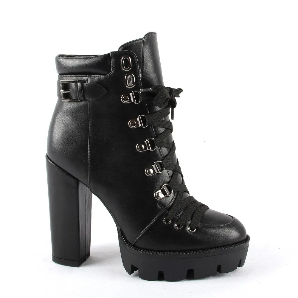 Fashion Platform Ankle Boots Women