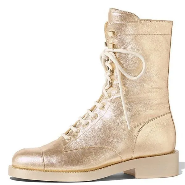 Fashion Women Ankle Boots Genuine Leather High Heels Motorcycle Boots Autumn Winter Rivets Punk Dancing Shoes Woman