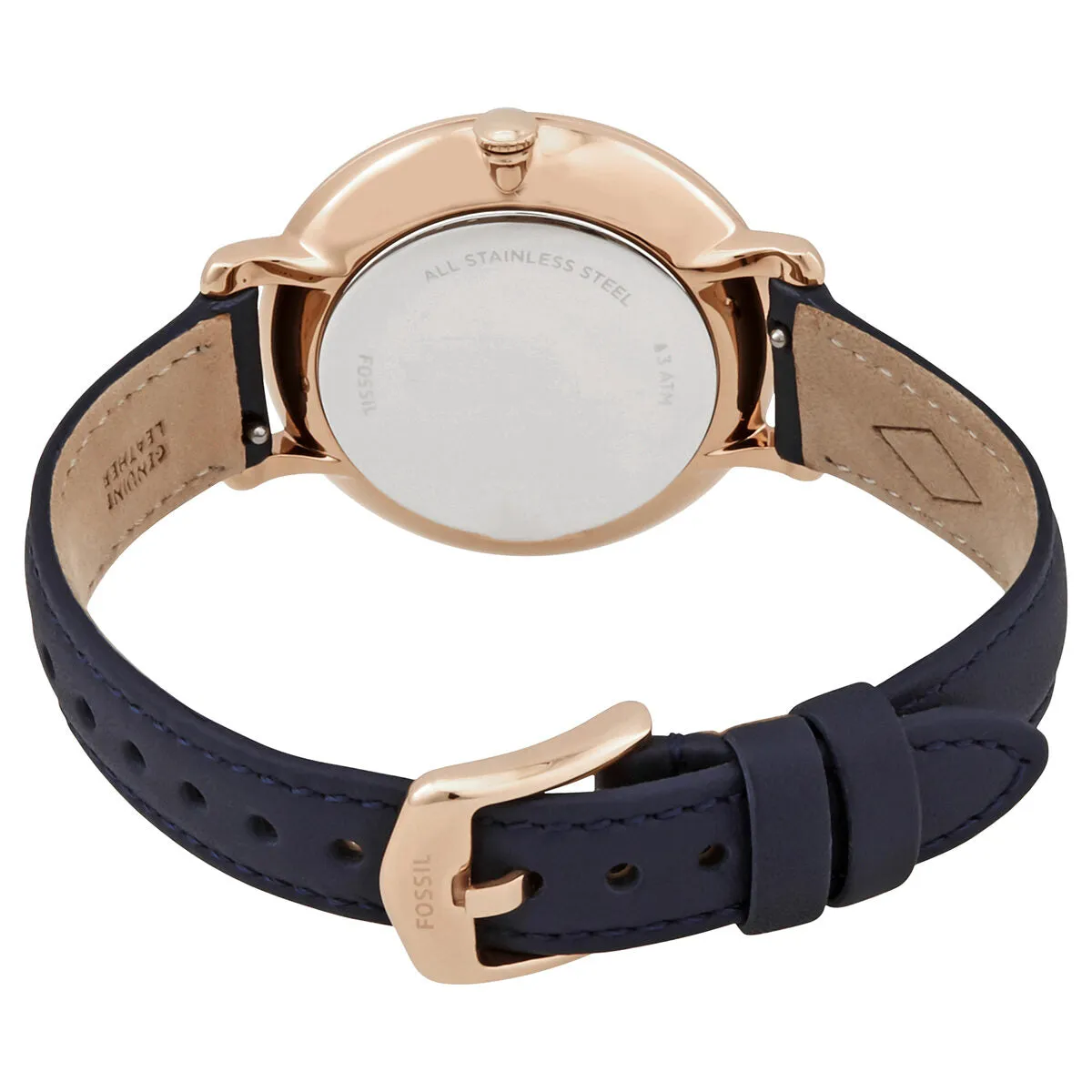 Fossil Jaqueline Quartz Blue Dial Ladies Watch ES4673