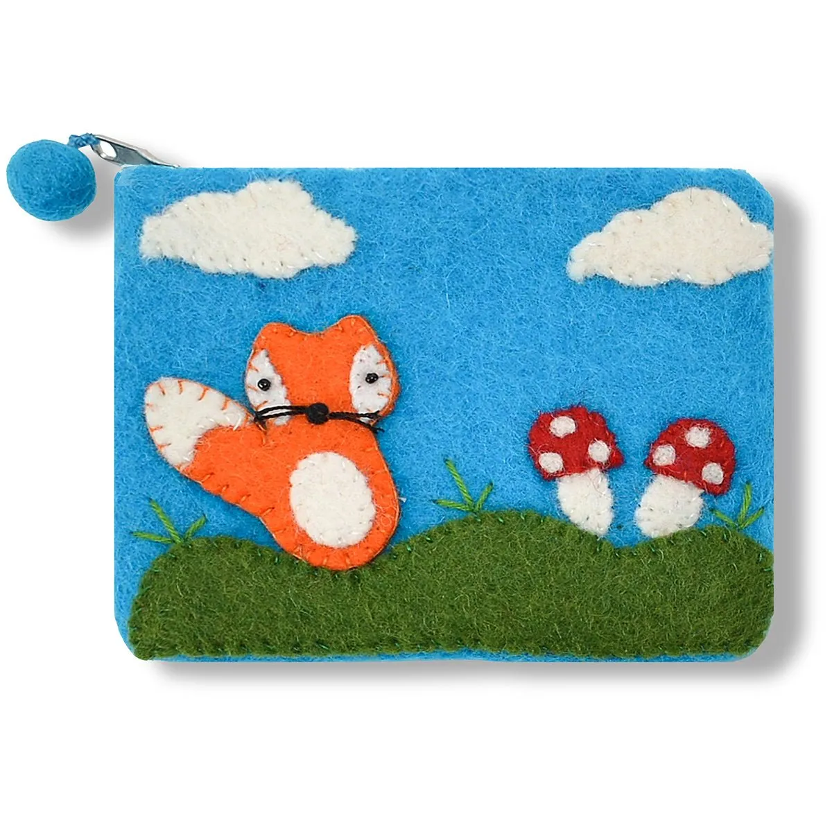 Fox and The Mushroom Coin Purse