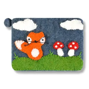Fox and The Mushroom Coin Purse