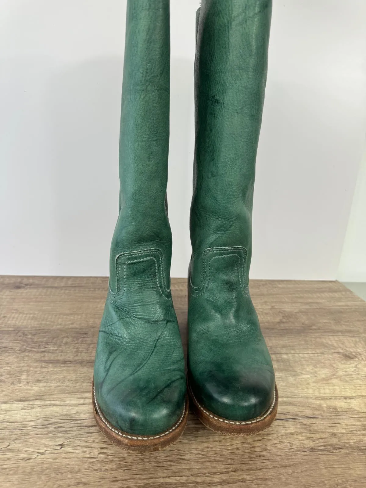 FRYE CAMPUS 14" TALL LEATHER BOOTS