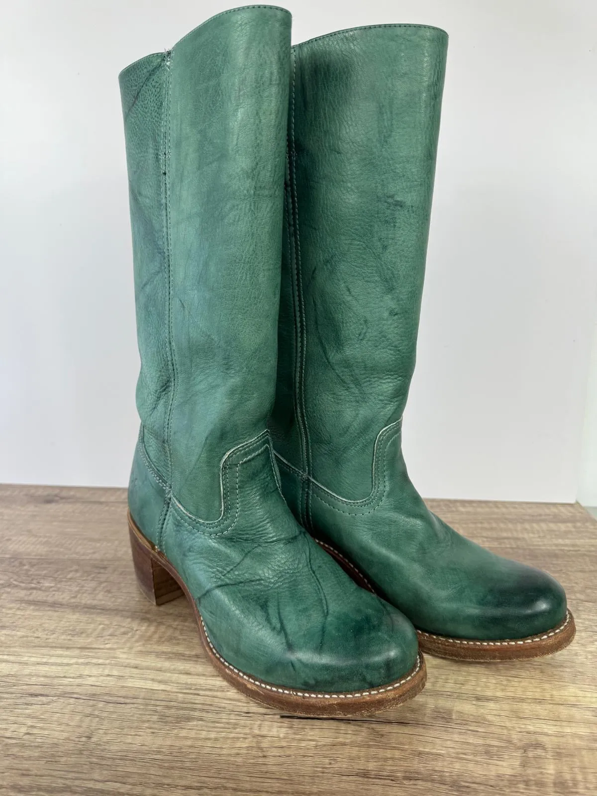 FRYE CAMPUS 14" TALL LEATHER BOOTS