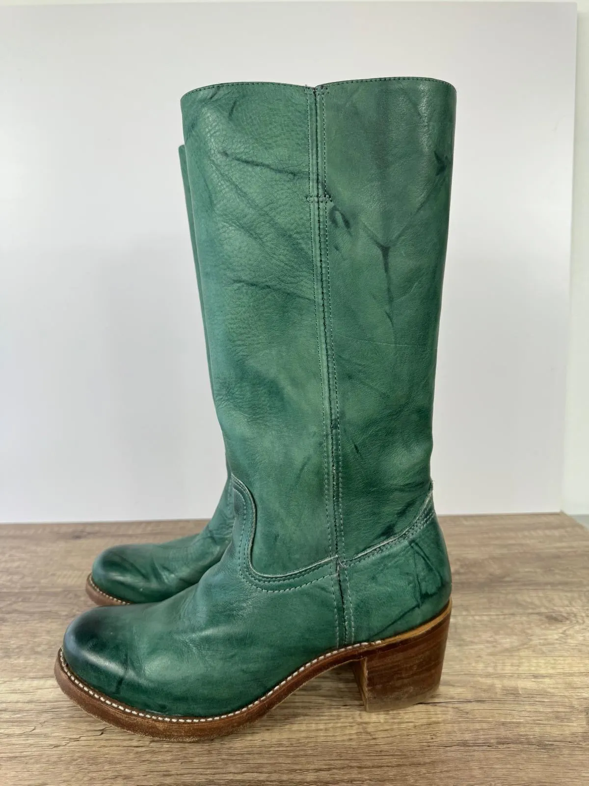 FRYE CAMPUS 14" TALL LEATHER BOOTS