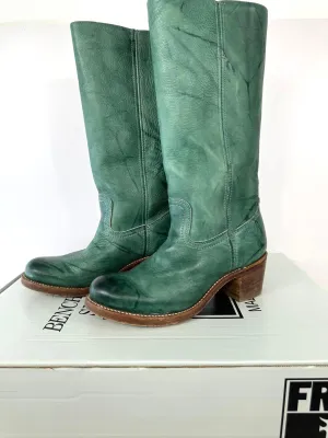 FRYE CAMPUS 14" TALL LEATHER BOOTS