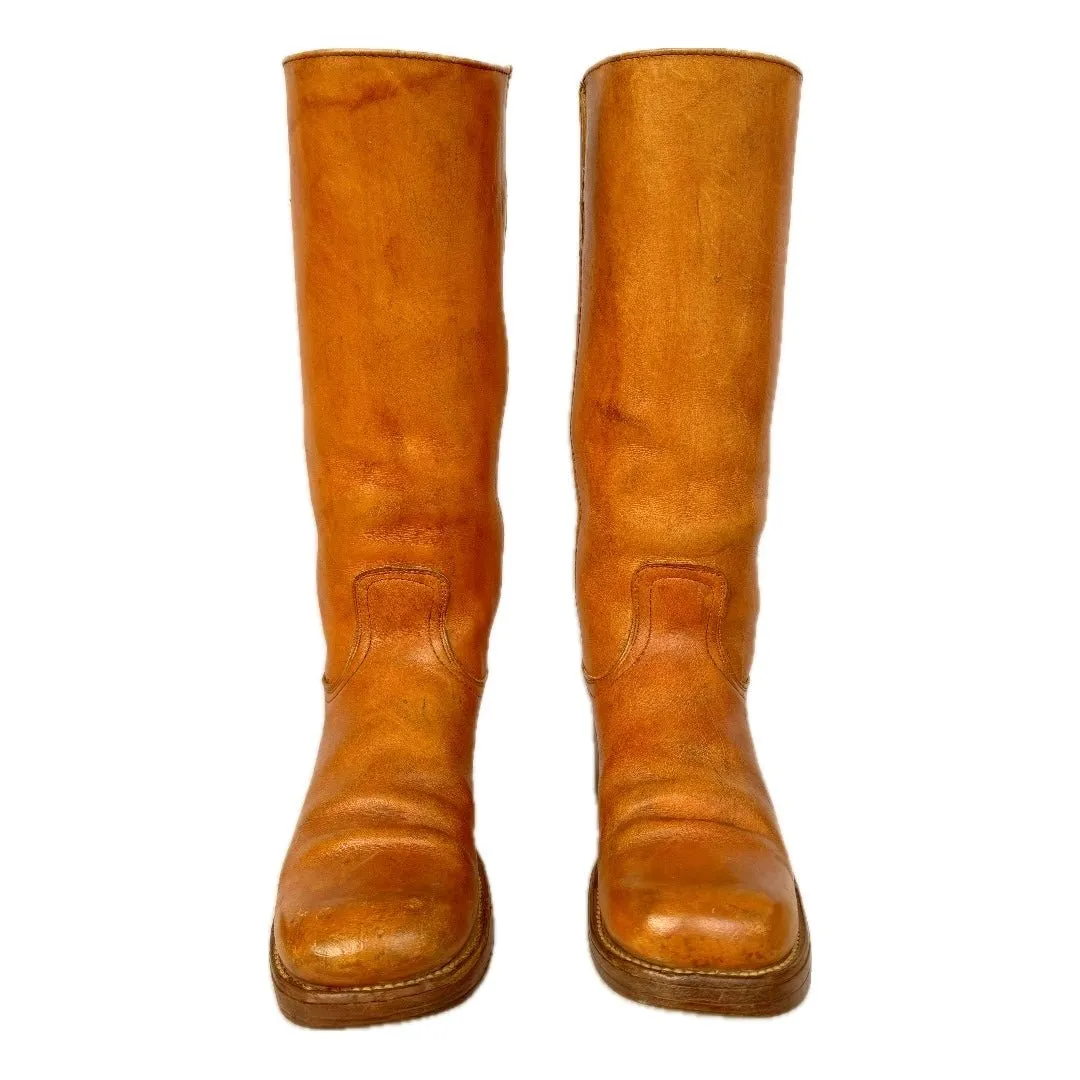 FRYE True Vintage Black Label Campus Sunrise Tall Western Boots