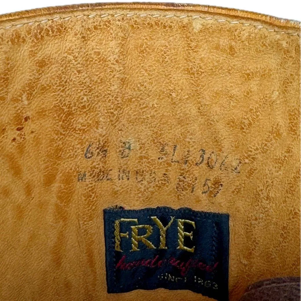 FRYE True Vintage Black Label Campus Sunrise Tall Western Boots