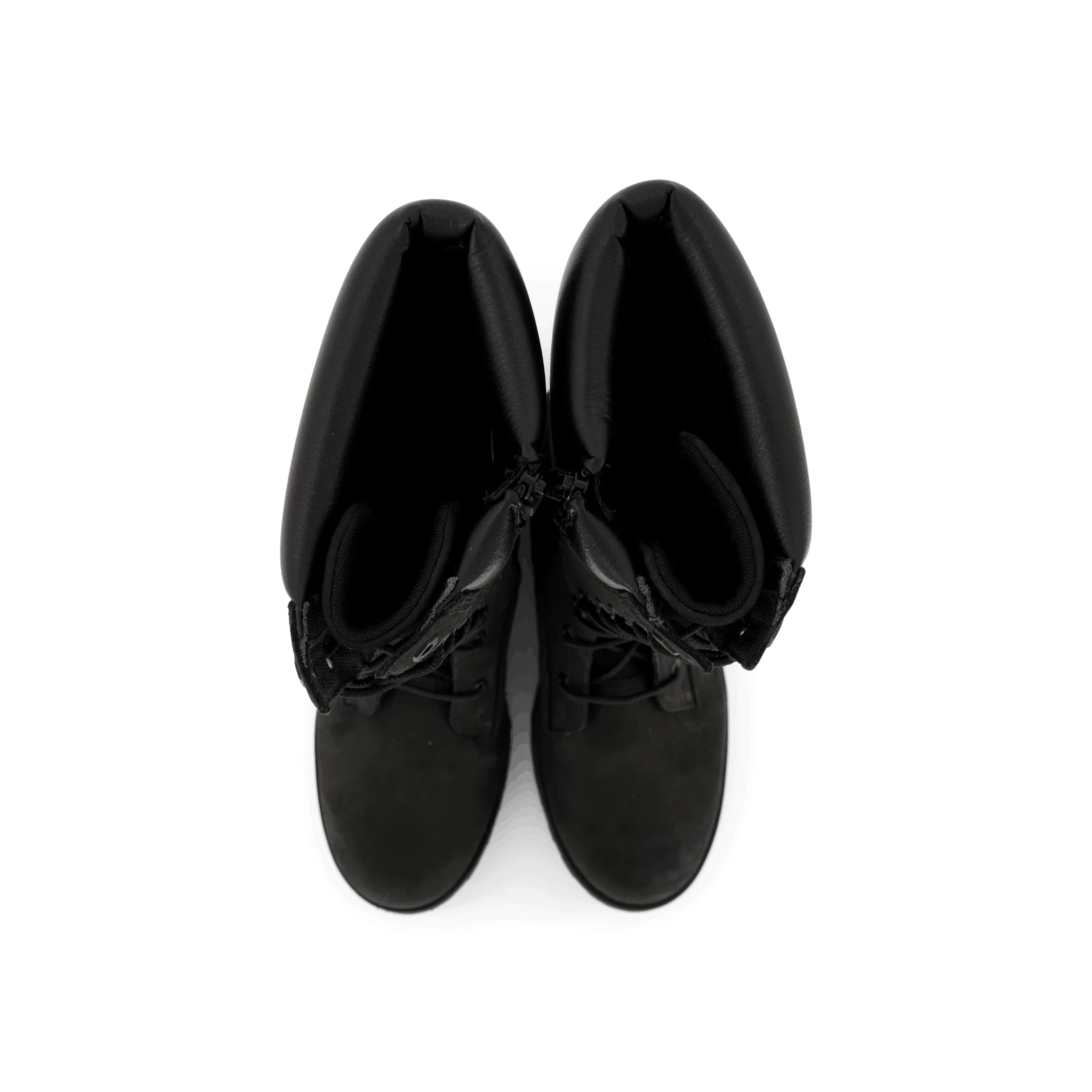 Girls Classic Tall Lace Up Wit Black