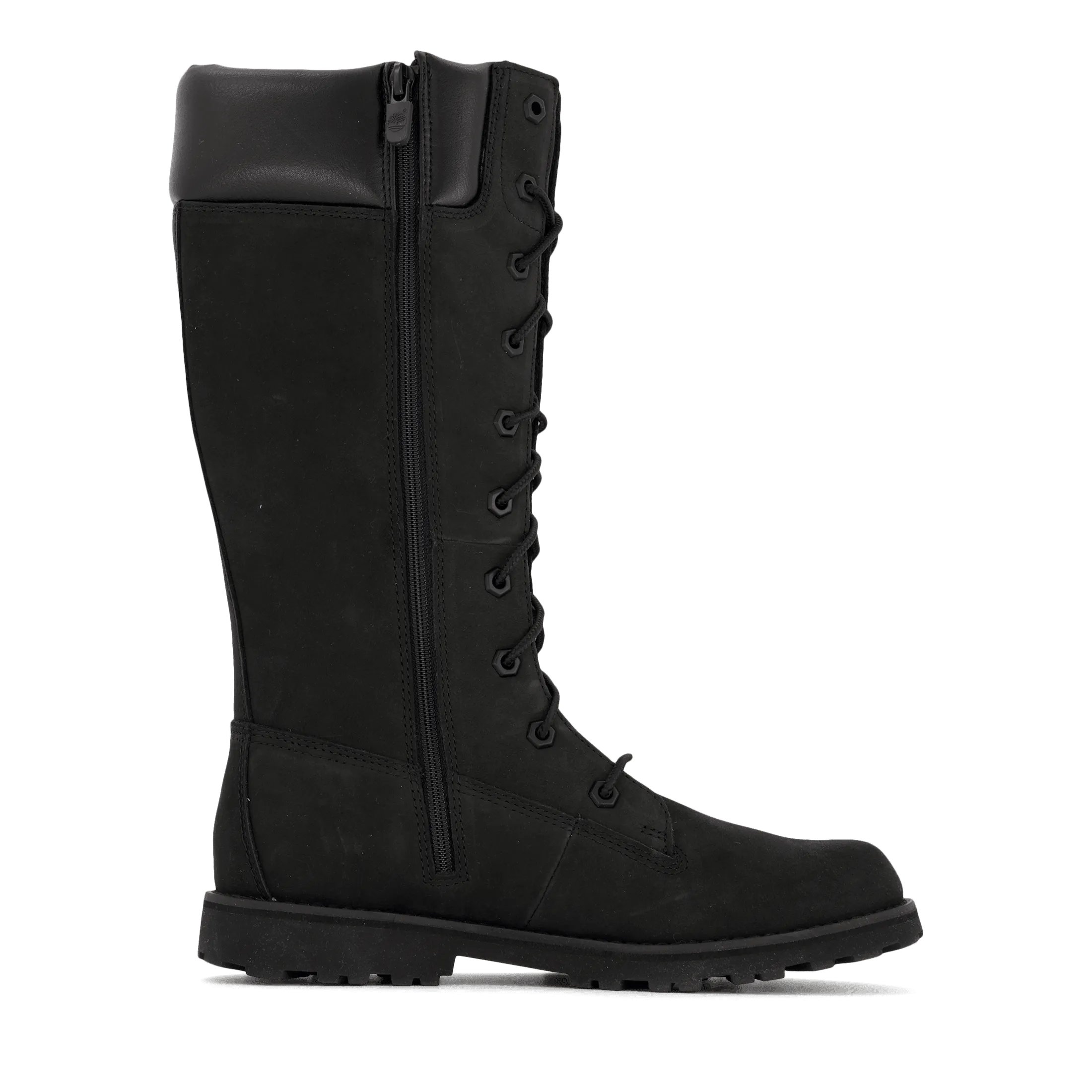Girls Classic Tall Lace Up Wit Black