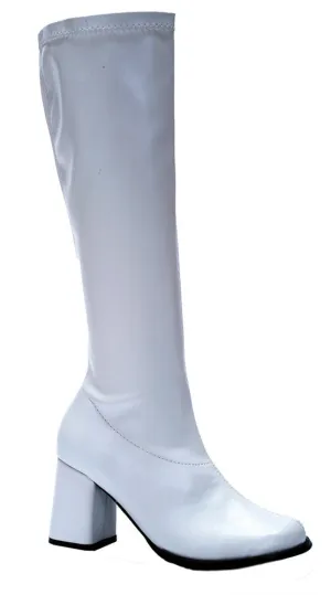 Go Go Boot White Size 7  Costume Accessories