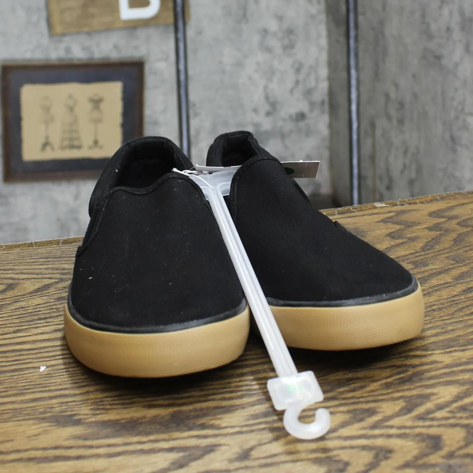 Goodfellow & Co Mens Phillip Slip On Low Top Sneakers 85693107 Black 10