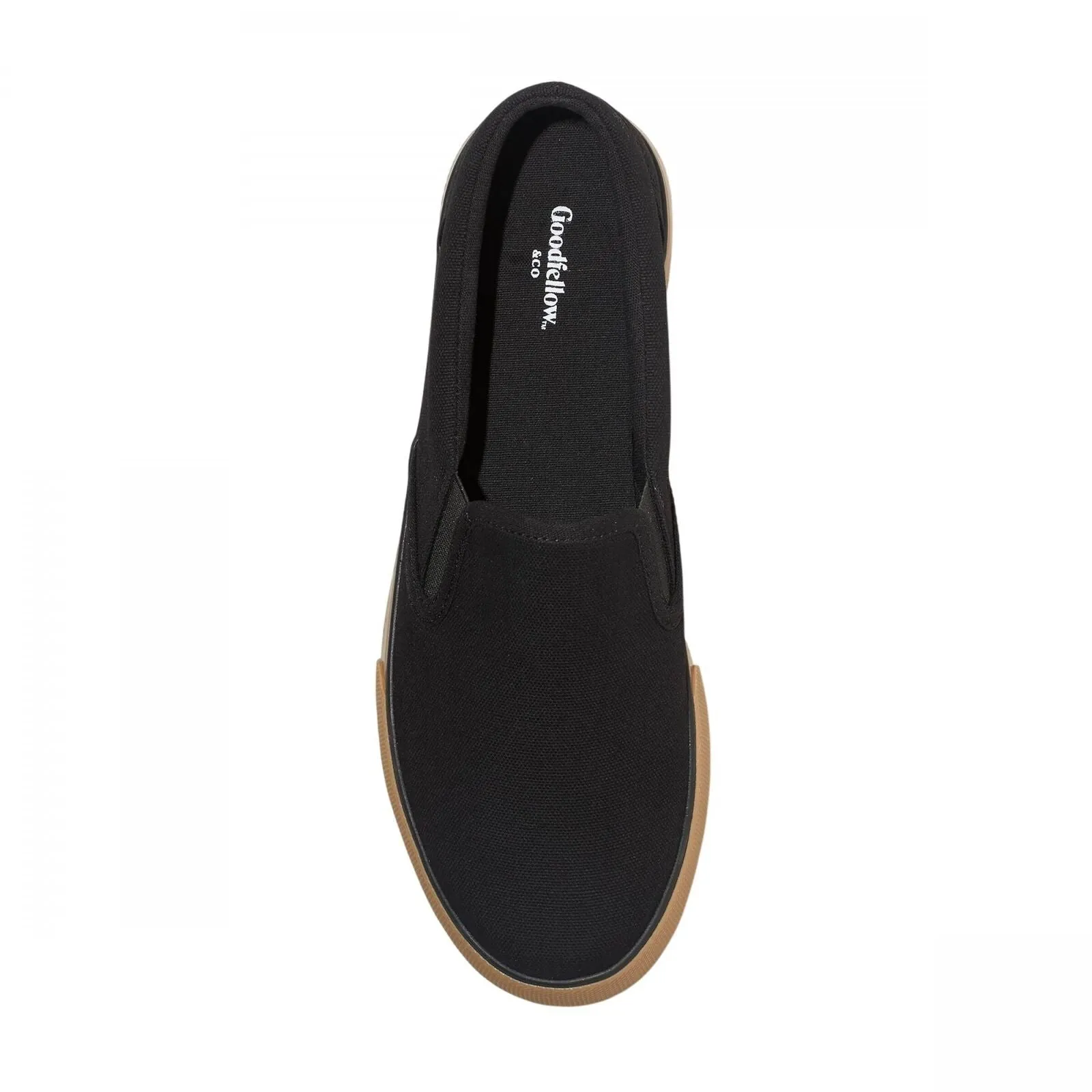 Goodfellow & Co Mens Phillip Slip On Low Top Sneakers 85693107 Black 10