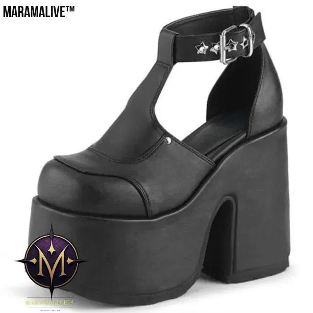 Gothic style platform women's boots- Gothic fashion boots