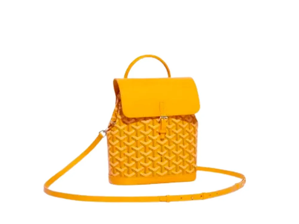 Goyard Alpin Mini Backpack Yellow