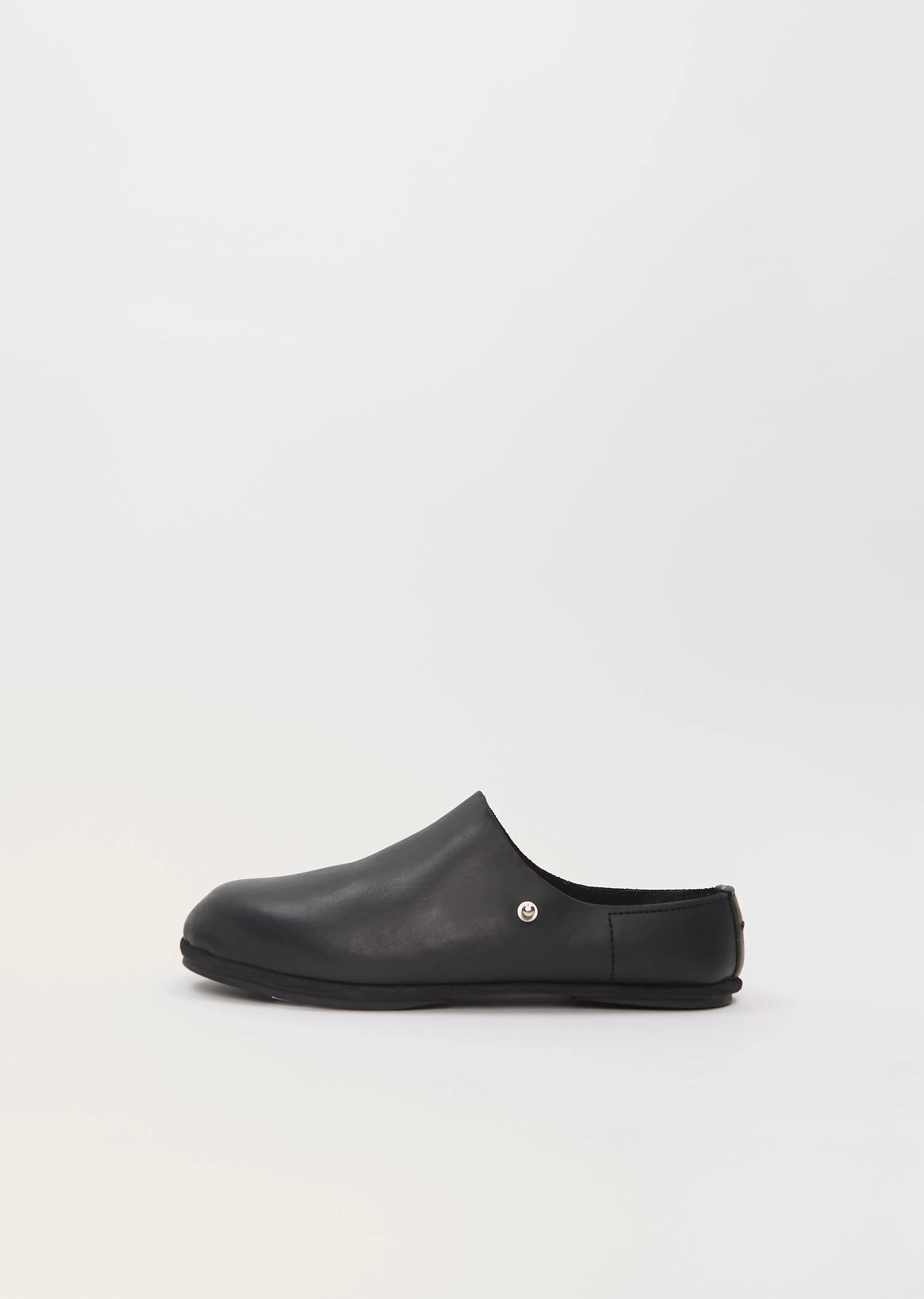 Guidi Leather Clogs — Black