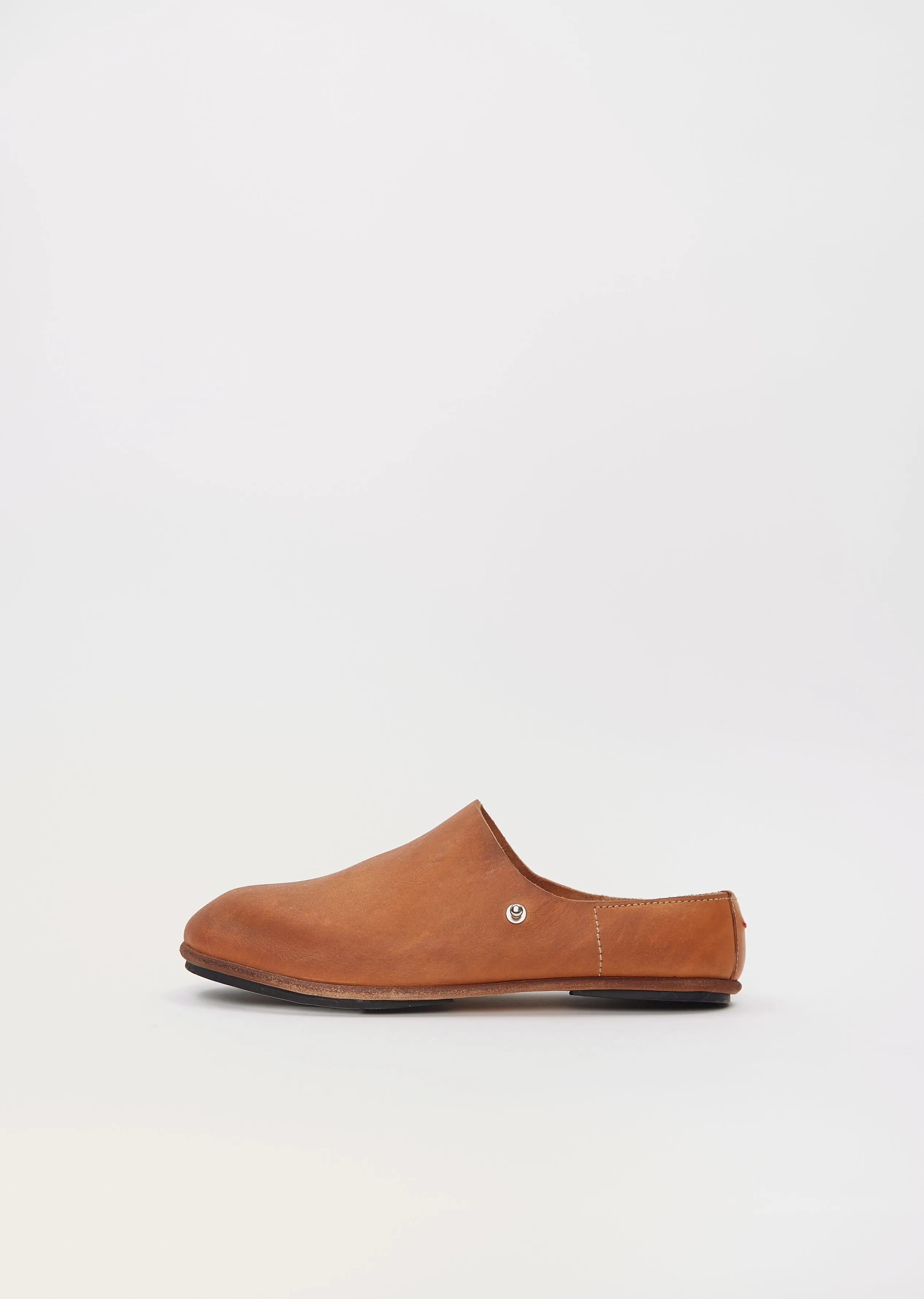 Guidi Leather Clogs — Tan
