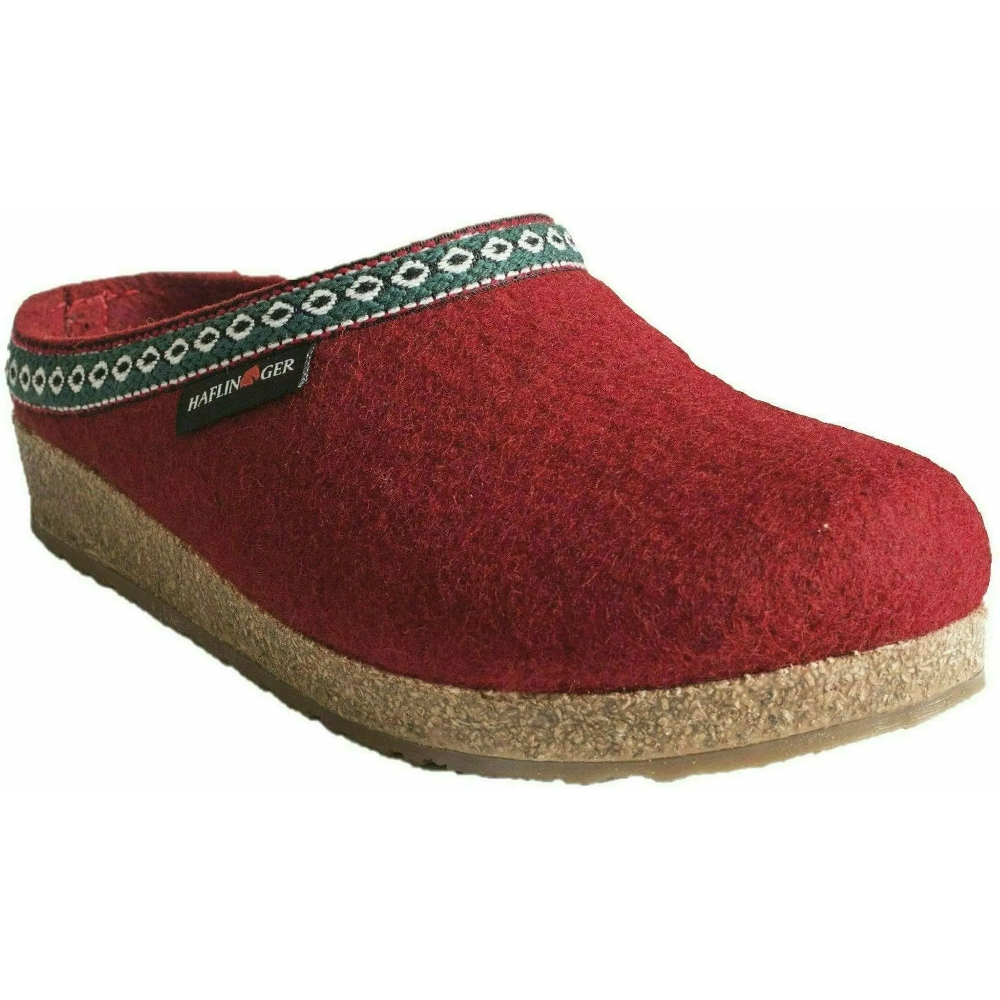 Haflinger GZ Classic Grizzly Wool Clogs