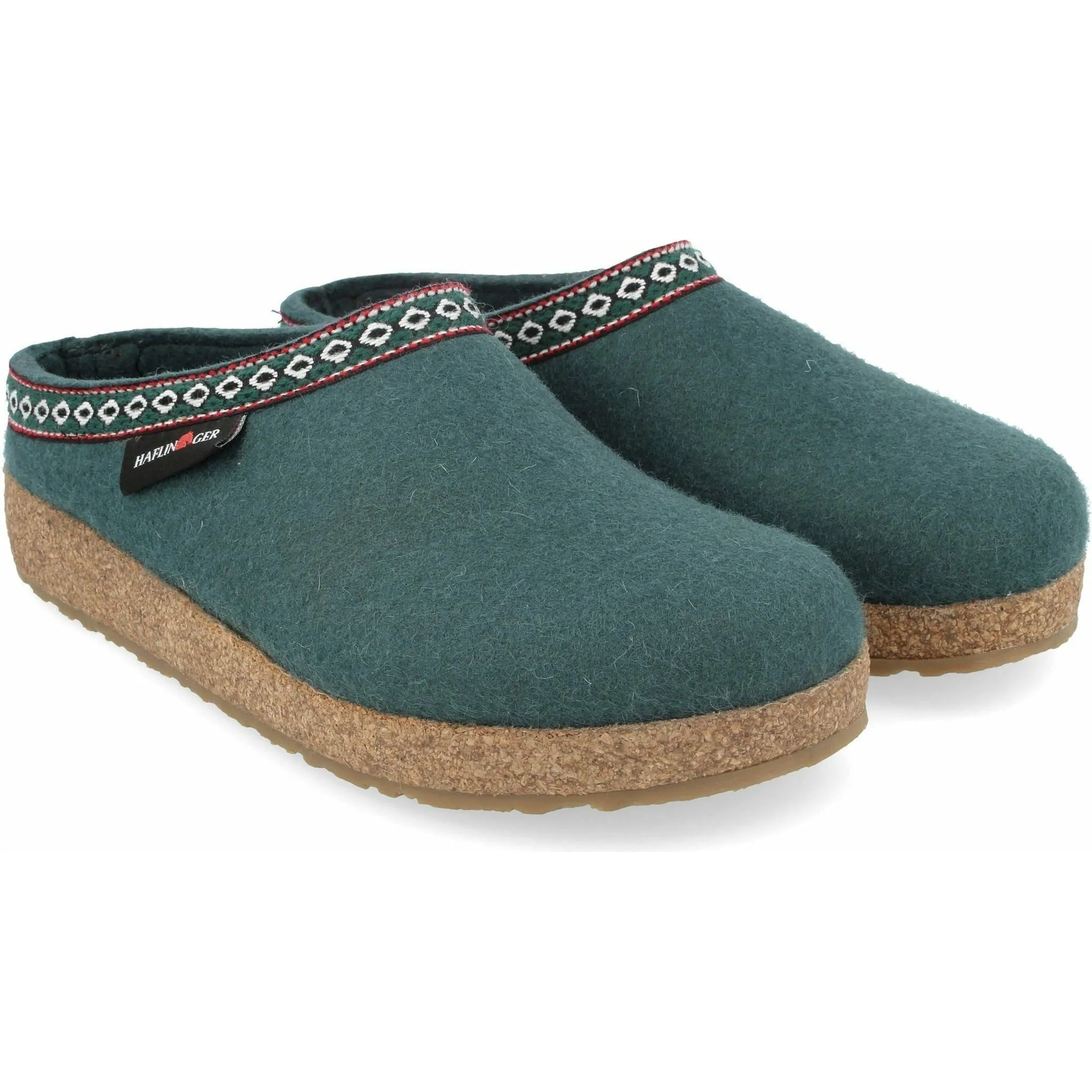 Haflinger GZ Classic Grizzly Wool Clogs