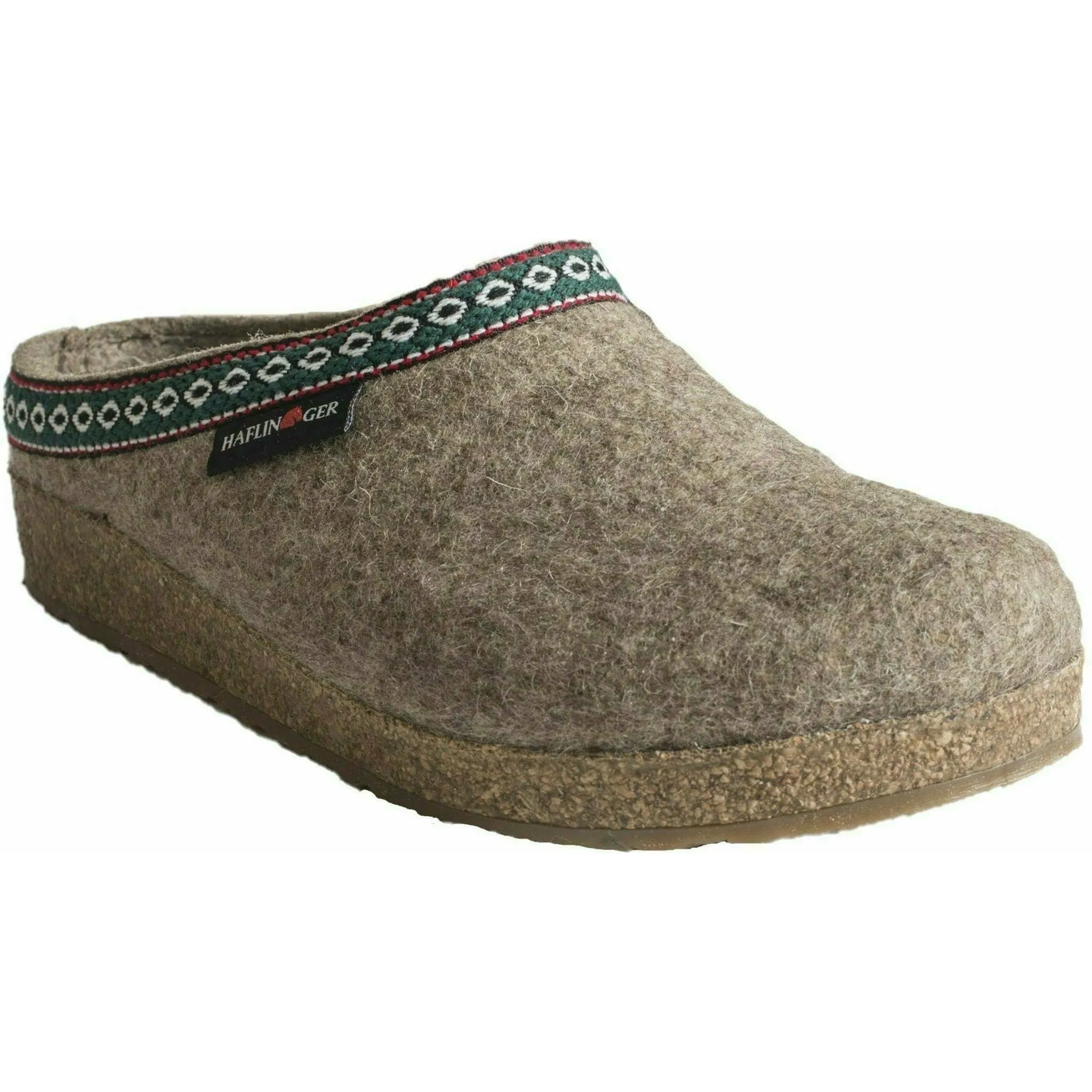 Haflinger GZ Classic Grizzly Wool Clogs