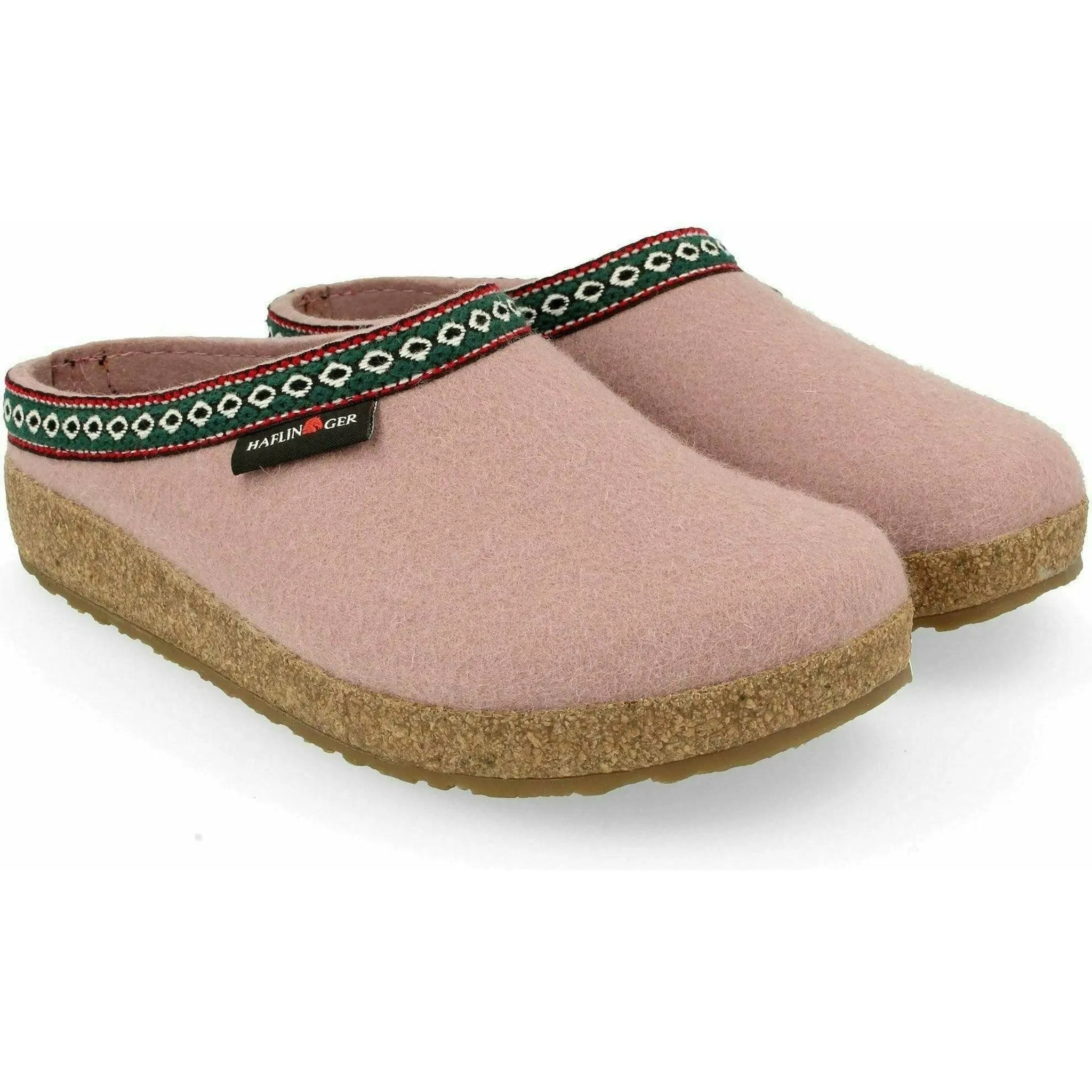 Haflinger GZ Classic Grizzly Wool Clogs